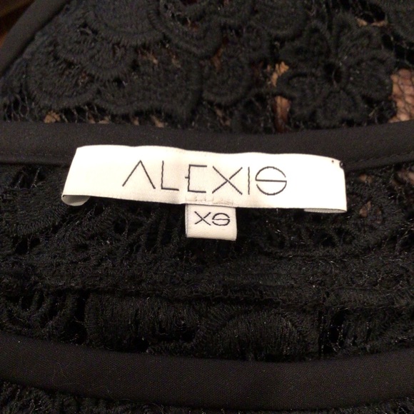 Alexis Crista Black, ruffled off the shoulder top. Size XS. - Picture 3 of 7